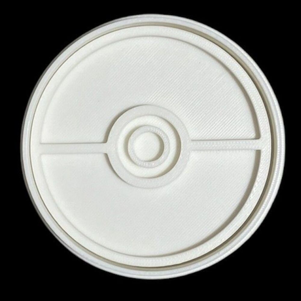3D Printed Cookie Cutter - 3.5" Poke Ball - #1061